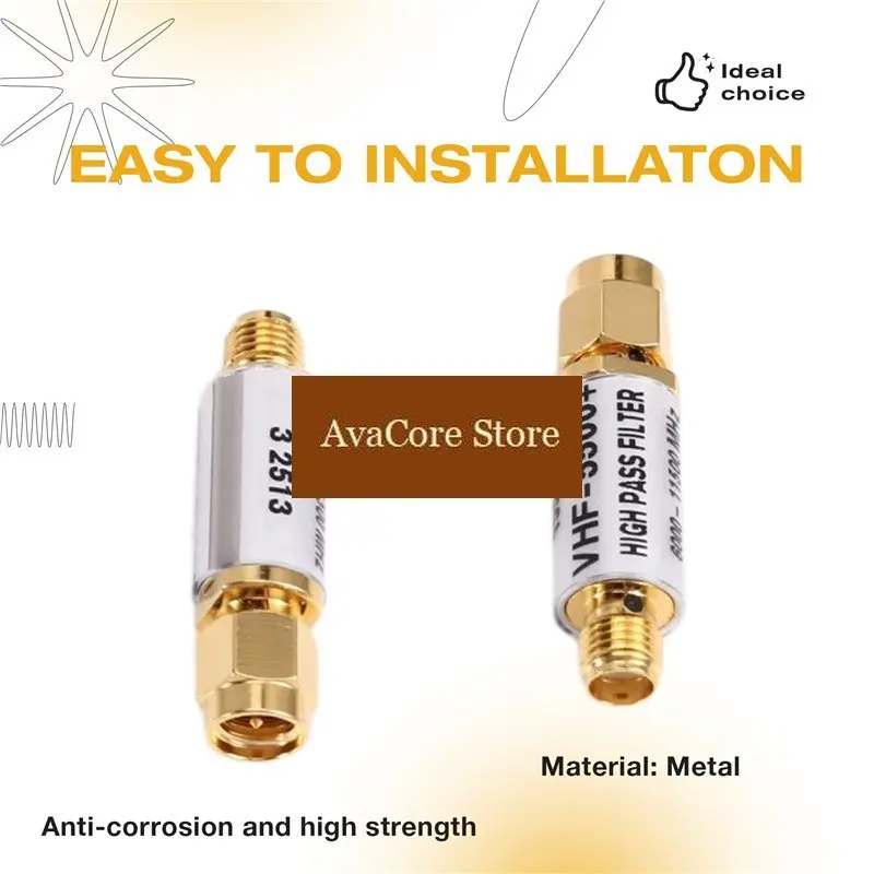 AvaCoreHigh Pass Filter VHF-5500+ 6000-11500Mhz Mini Circuits