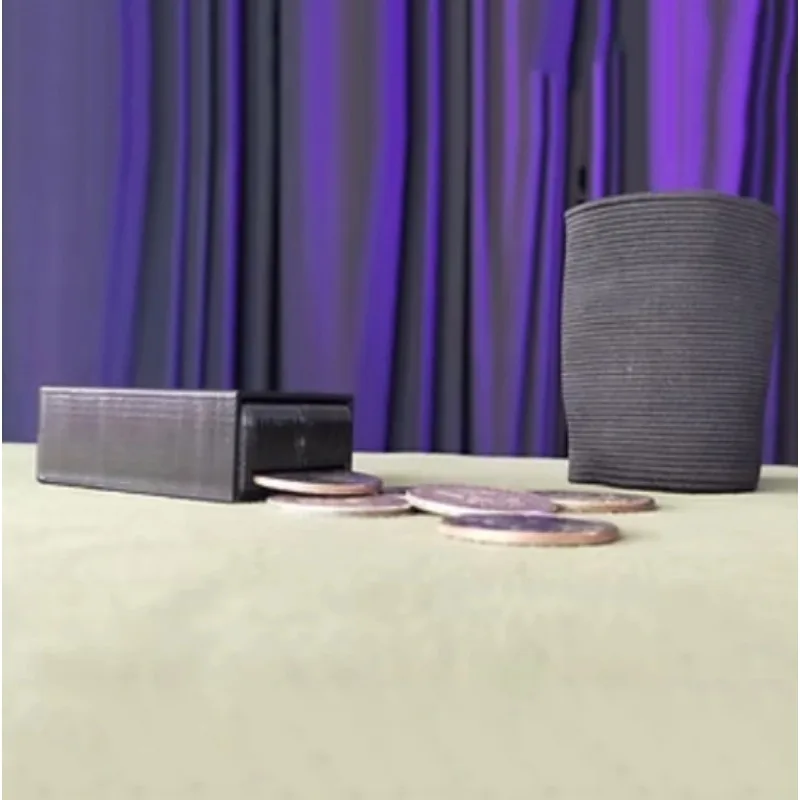 

Dispenser Coins By Hernan Maccagno Stage Magic Walkaround Magician Coin Manipulation Magia Tricks Props Close-up Magic Gimmick