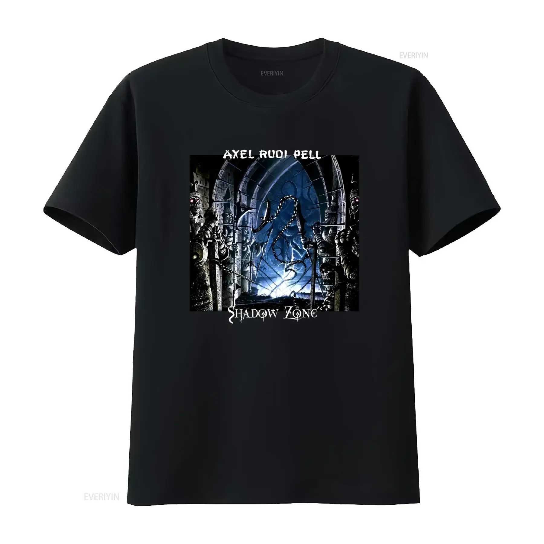 Rare Vintage 00s Axel Rudi Pell Shadow Zone Tour Dark Metal German Rock Band T Shirt Size Xl vintage Washed Versatile Unisex