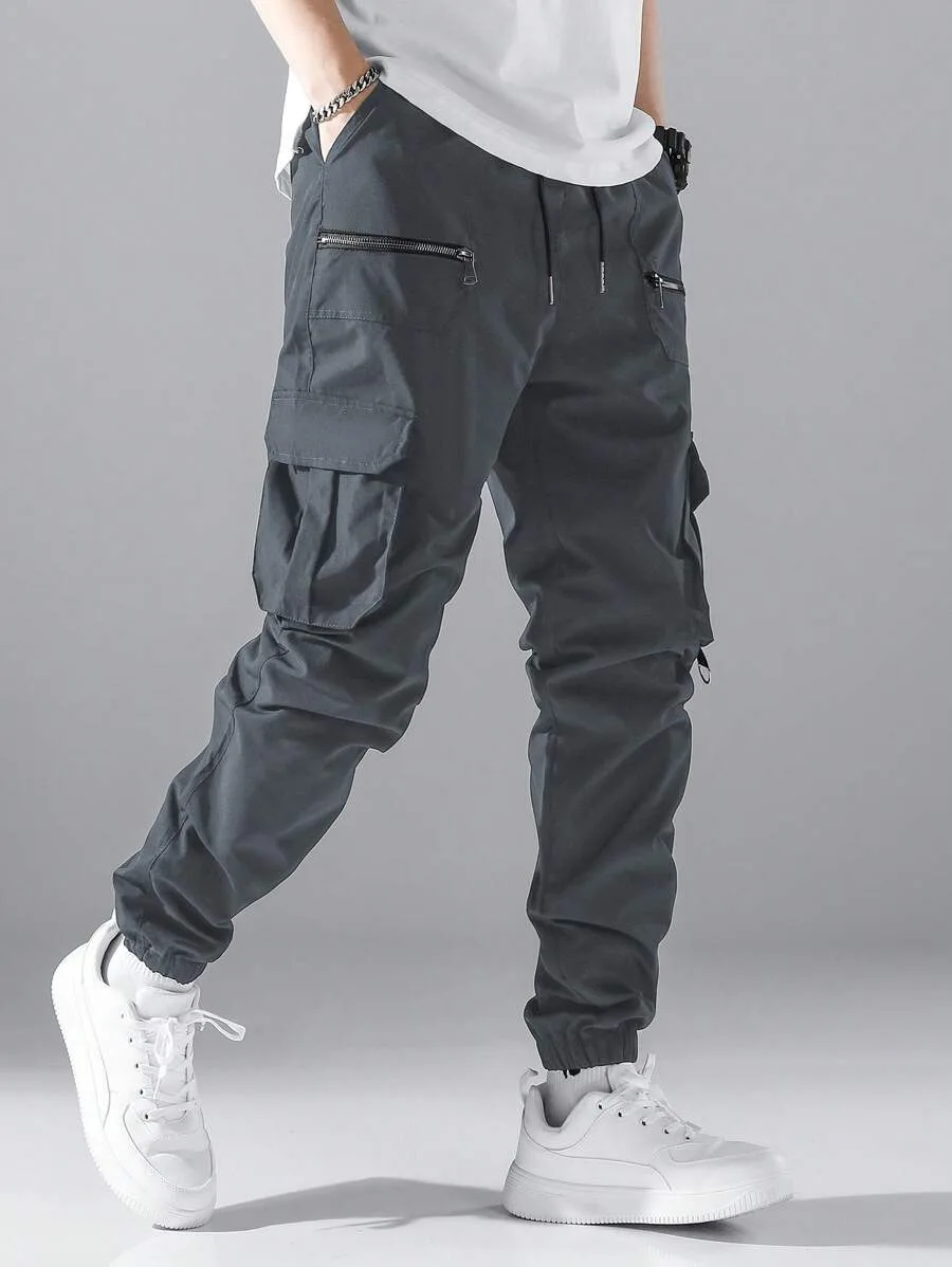 New Men's Work Pants Outdoor Trendy Brand Casual Loose New Style Casual Cargo Pants Men Clothing Sweatpants
