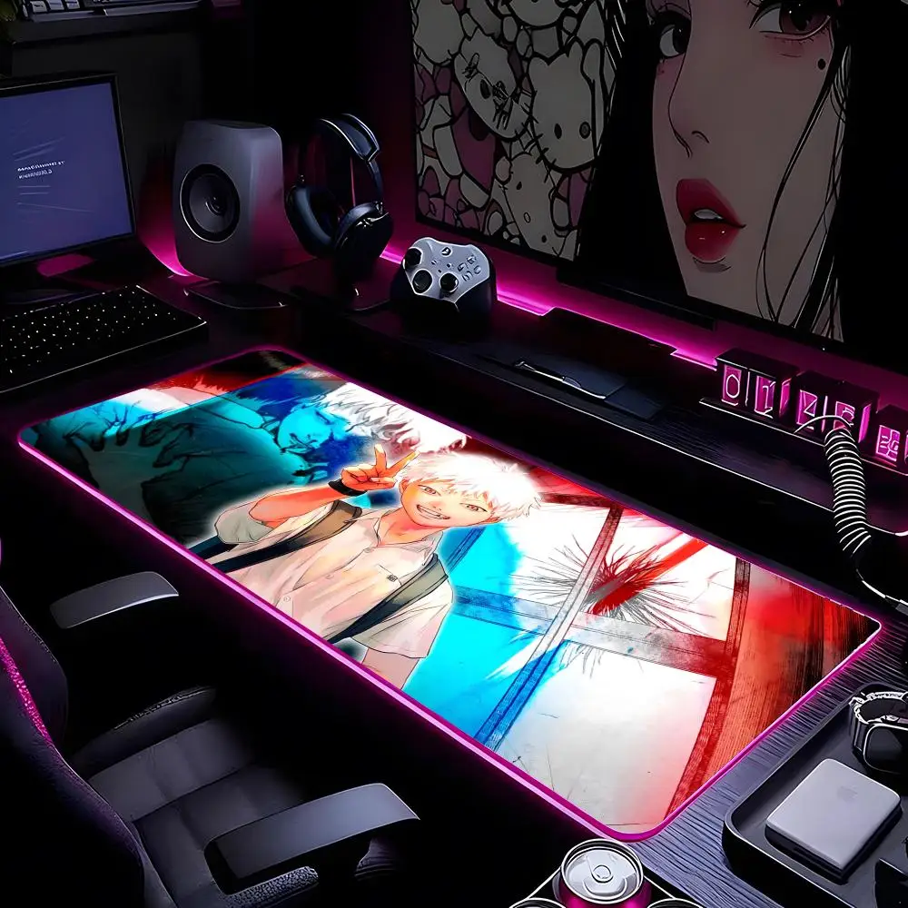 

The Summer When Light Died Mouse Pad Mousepad HD Printing Computer Gamers Locking Edge Non-slip RGB Mouse Pad XXL90x40cm Keyboar