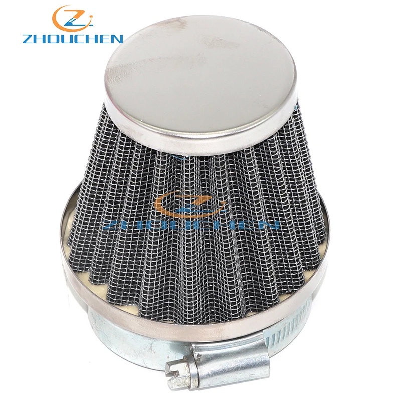 Motorcycle Accessories Oval Metallic Clamp-on Refit Intake Funnel Air Filter 35mm 38mm 42mm 48mm 50mm 52mm 58mm 60mm