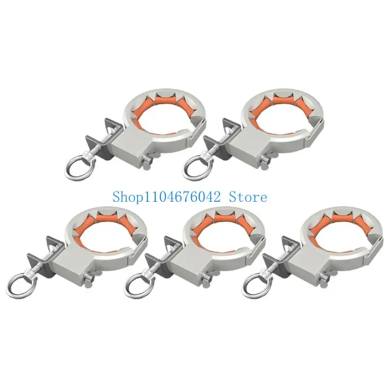 5asd Multiple Cable Pulling Roller 65mm Wide Smooth Operation 330 Degree Rotation Strong for Bridge Systems
