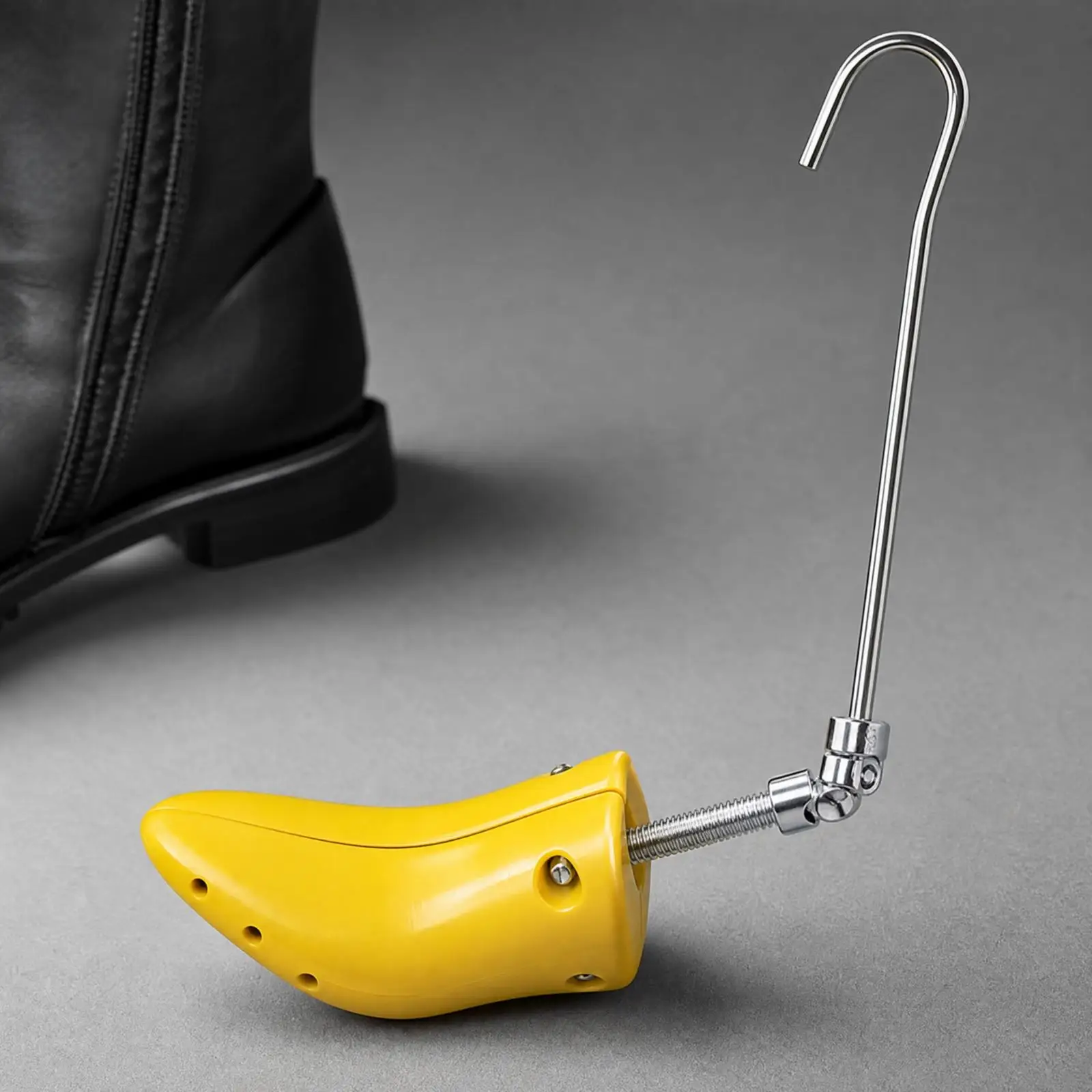 Boot Stretcher Molded Shoe Stretcher with Hanging Hook Shoe Widener for Closet Storage