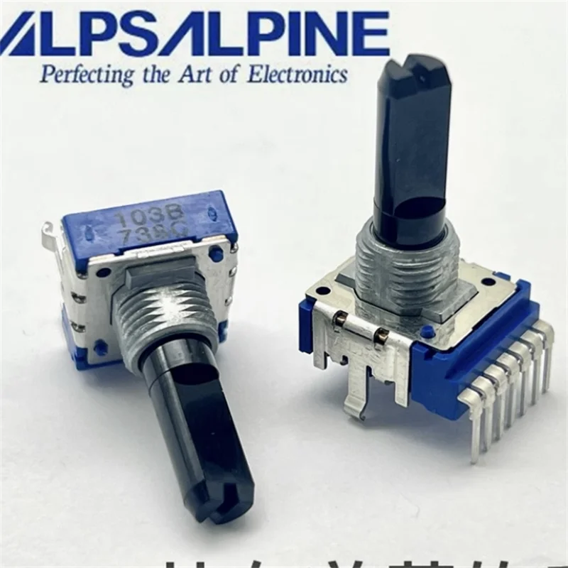 1 PCS ALPS RK14 Rotary Potentiometer A5K/B10K/B20K/B50K/B100K Mixing Console Special 7-Pin Shaft Length 20mm