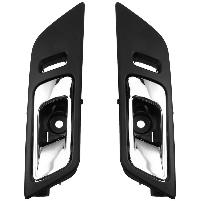 

A66P-1 пара внутренних дверных ручек, хром FR3Z-6322601-AC FR3Z-6322600-AC для Ford Mustang 2015-2018 FR3Z6322601AA FR3Z6322600AA