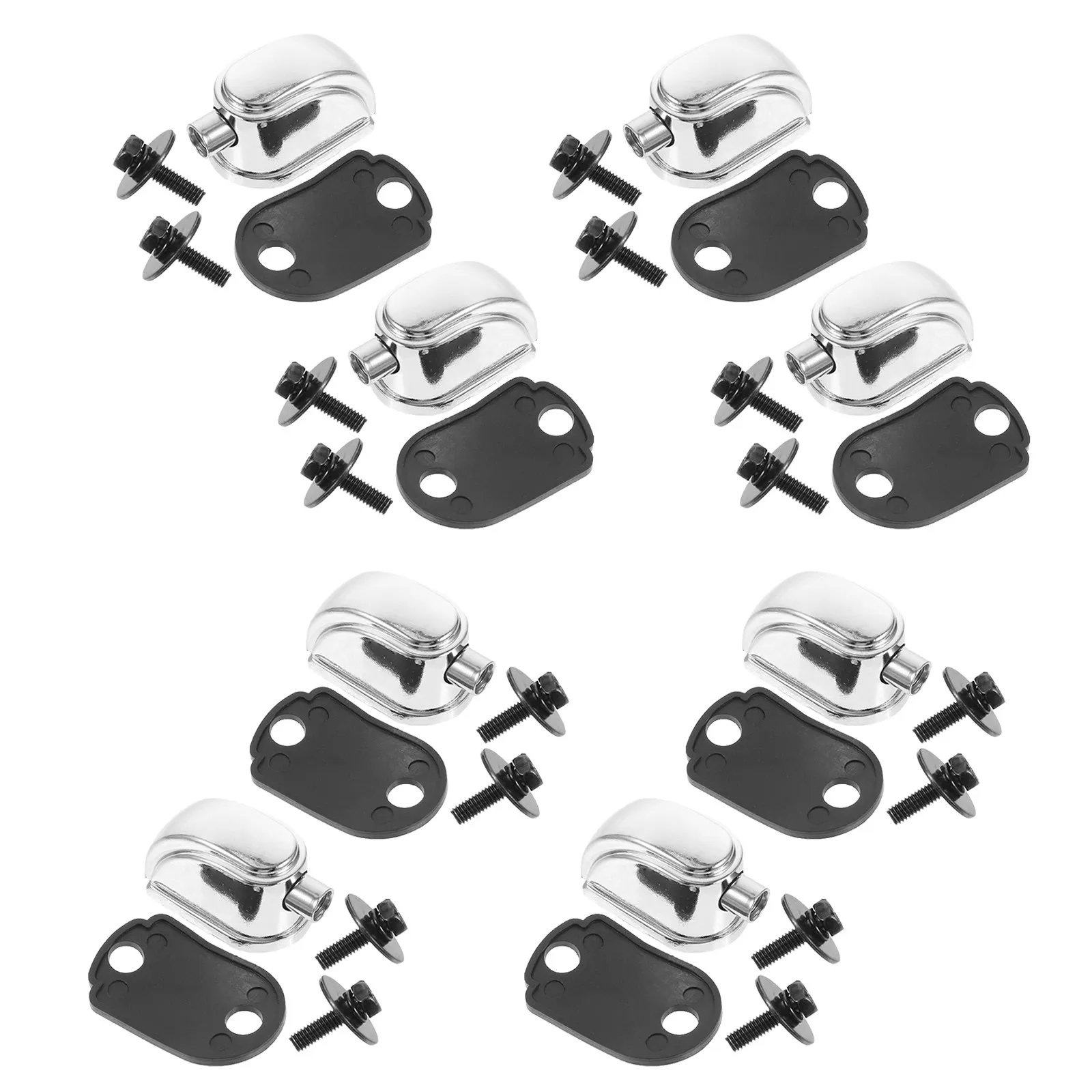 8pcs Drum Lugs Replacement Metal Snare Drum Lug Hardware Set With Screws For Snare And Bass Parts Percussion Instrument
