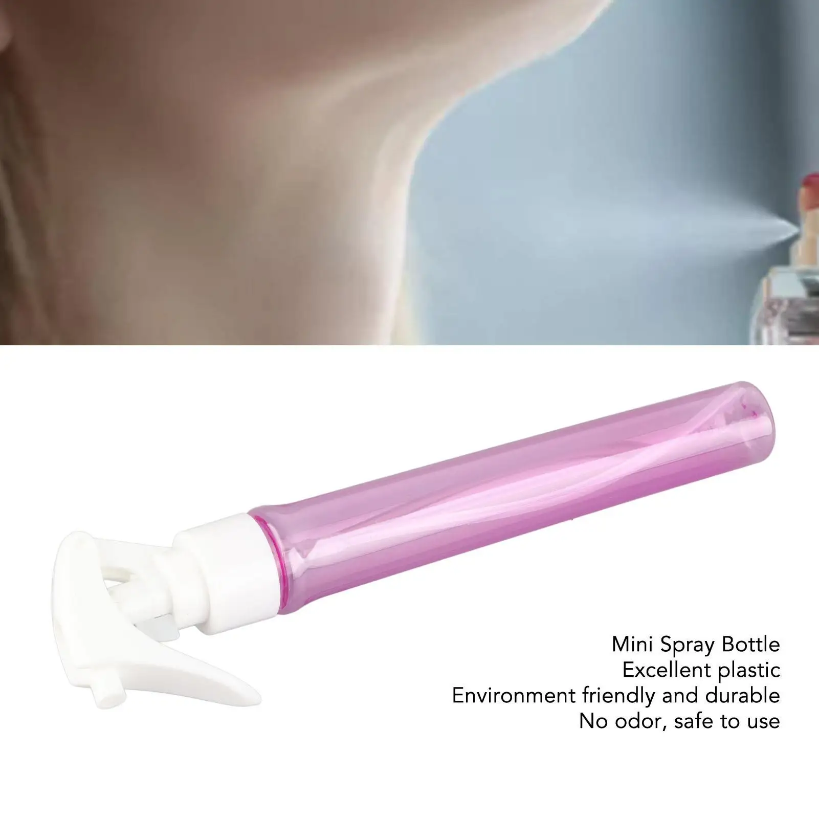 38ml Mini Spray Bottle - Portable Thumb-Sized Plastic Squirt with  Buckle for Lip Gloss & Travel