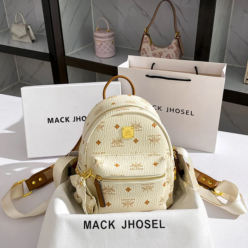 

Super popular summer backpack with large capacity, Korean style, fashionable school bag with multiple pockets