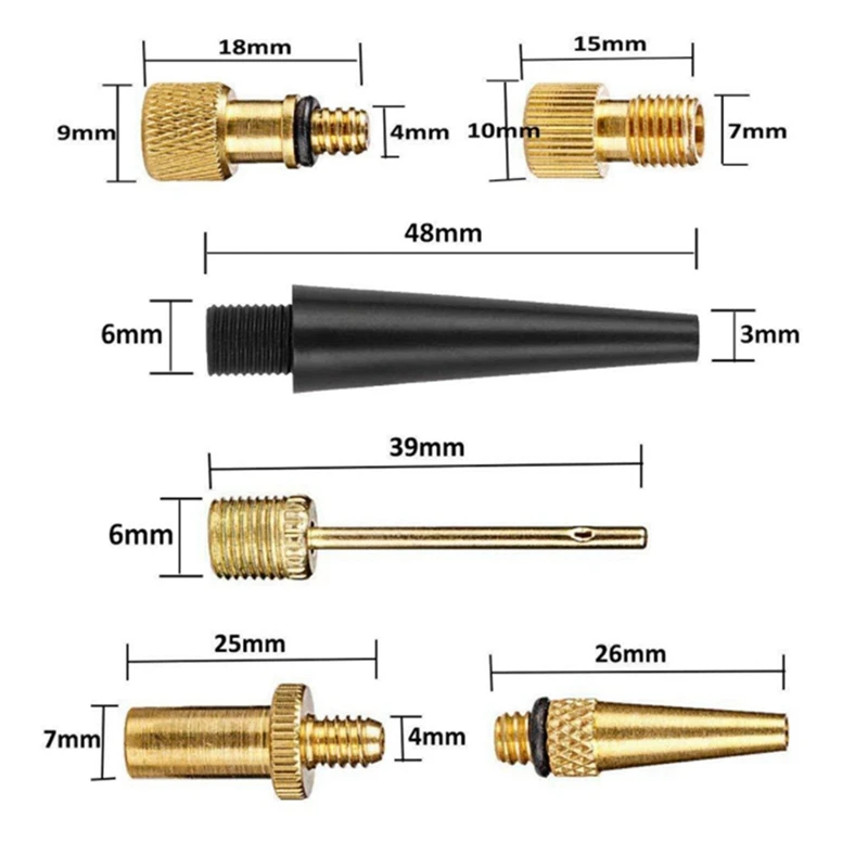 1X BBQ Gas Grill Ignitor Durable Spark Generator Push Button & 10 Pcs Inflator Pump Nozzle Kit Presta Schrader Valve