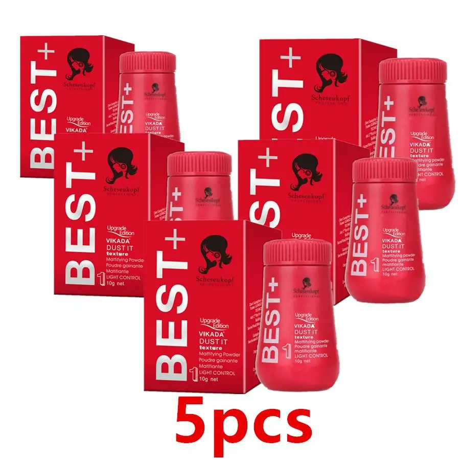 

5pcs Fluffy Hair Powder Absorb Grease Clean Hair Increase Hair Volume Mattifying Hair Powder Finalize Hair Care Styling