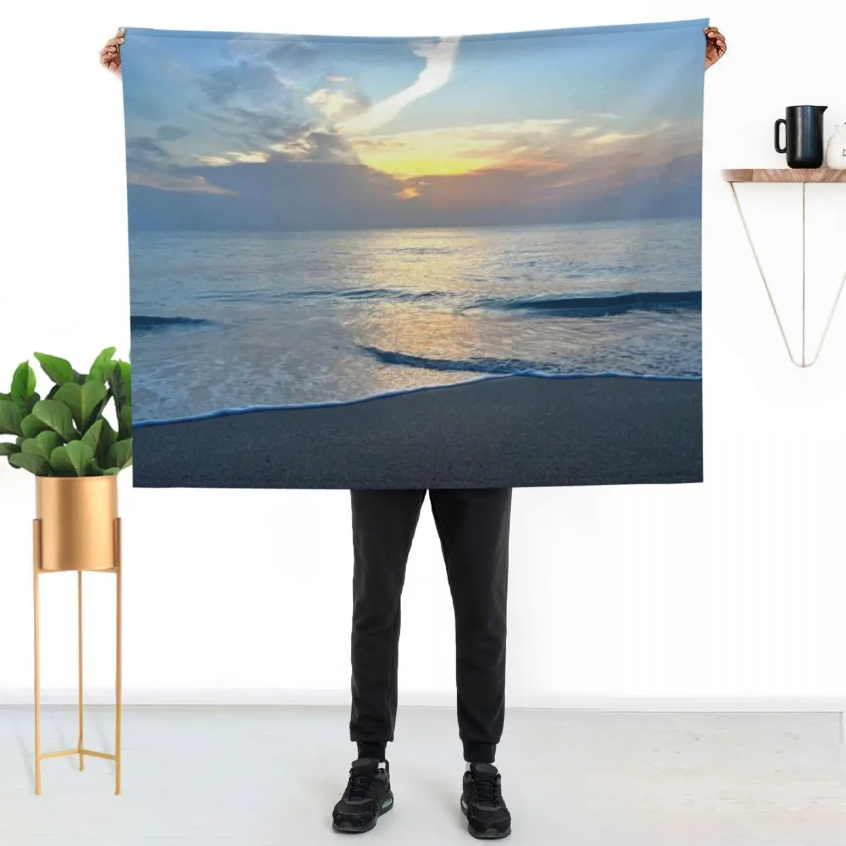 SUNRISE STUART BEACH Throw Blanket halloween Luxury Decorative Beds Decorative Sofa Blankets