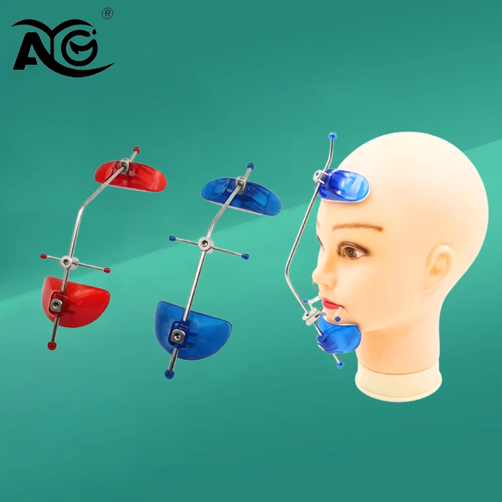 AG Dental Orthodontic Forward Pull Headgear Facemask With Single Lever Adjustable For Underbite Correction Dentist Tools
