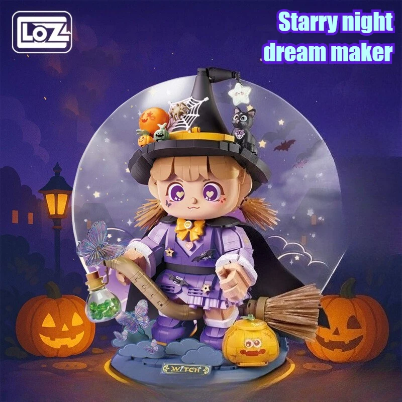1512 قطعة الإبداعية صانع الأحلام ليلة النجوم ماجيك فتاة اللبنات الساحرة الطوب لعبة هدية لفتاة الاطفال