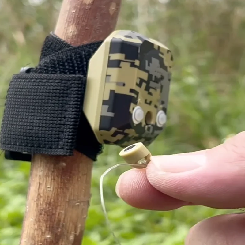 

Outdoor Wire Pull Alarm Vibration Alarm Camping Perimeter Alarm Security Sirens Warning Alarm Fishing Security Alarm Keychain