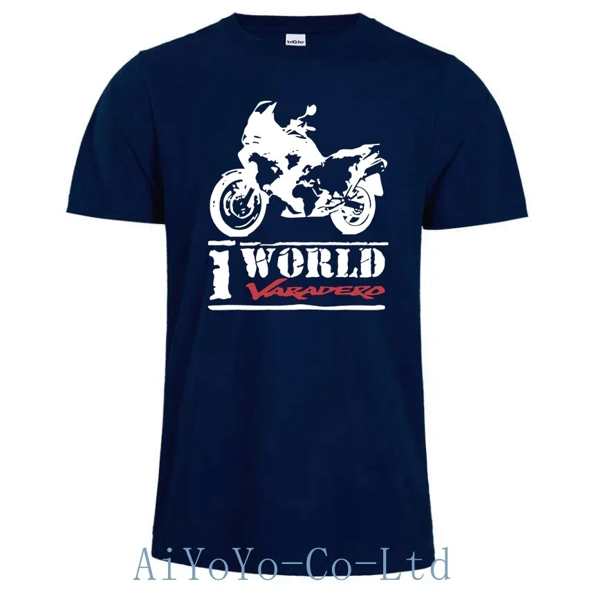 One World One Varadero T Shirt Xl 1000 Car T-Shirt Hondaes FF11 Fans Men\'s TShirt Motorcycle Women Cars Tee TShirts 6KLL