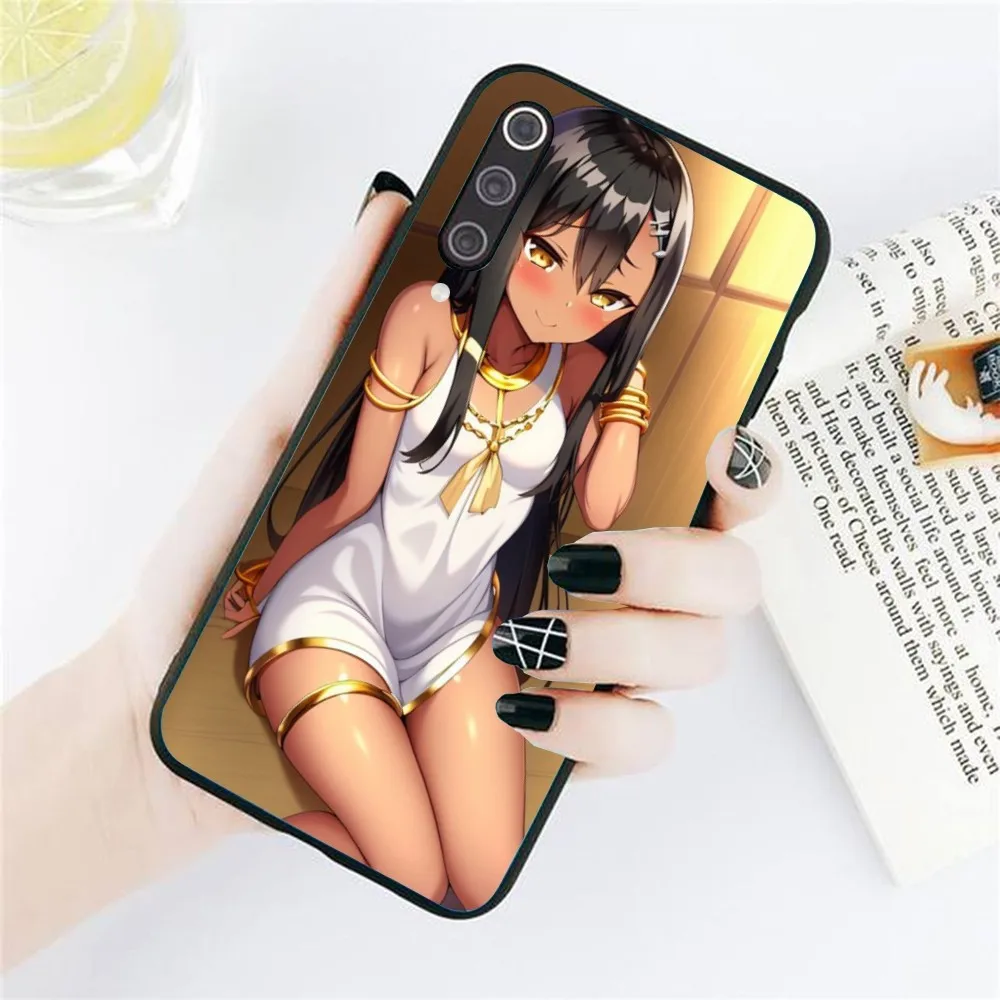 Anime Hayase Nagatoro Cell Phone Case for Xiaomi Redmi Note 12 11 10 9T 8 7 Pro 9 9A 9C 8 Black Soft Phone Cover Funda