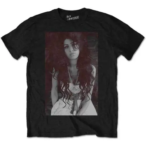 เสื้อยืดทางการของผู้ชาย AMY winehouse Back to Black Frank Pose 2