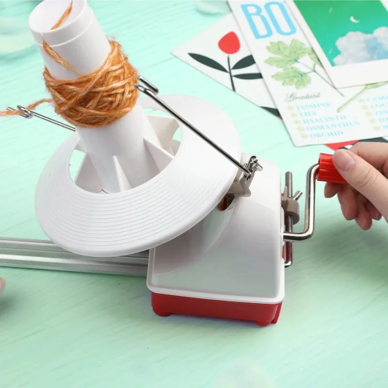 Ręczna maszyna do nawijania przędzy domowej Skręcanie i akcesoria do szycia Narzędzia tkackie DIY Nawijarka do przędzy 1 szt.