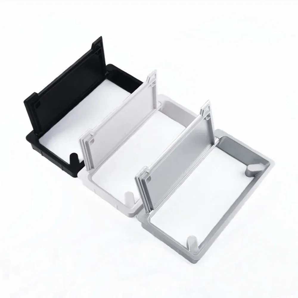 1Pcs Desk Threading Box Rectangular Desk Threading Box Outlet Hole Cover Desk Wire Hole Cover