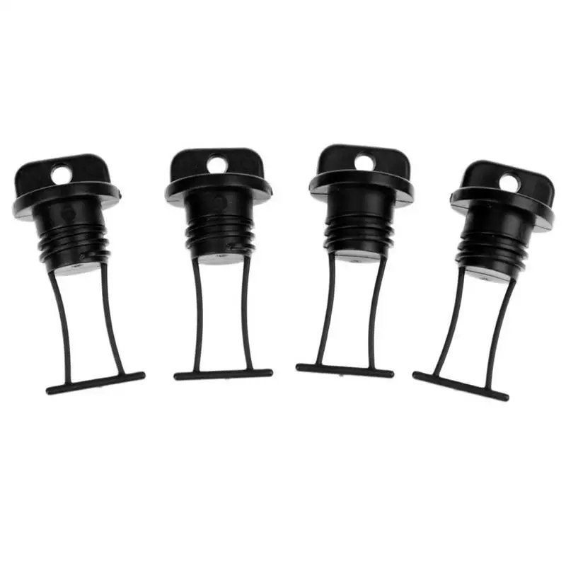 Kayak Plugs Mini Drain Holes Stopper Bung 6Pcs Kayak Accessories Replacement Drain Plug For Kayaks Canoe Most Fishing Boats