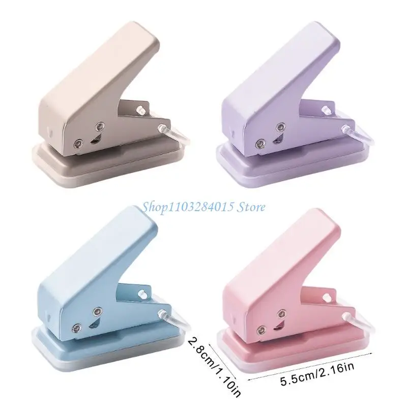 R6FF 6mm Single Hole Small Punching Pliers Round Hole Pliers for Card