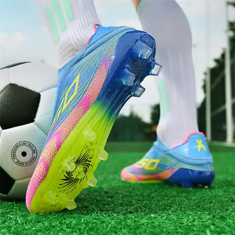 Men Football Boots Society Original Outdoor Soccer Shoes TF/FG Cleats Turf Women Football Shoes High Quality Resistant Sneakers