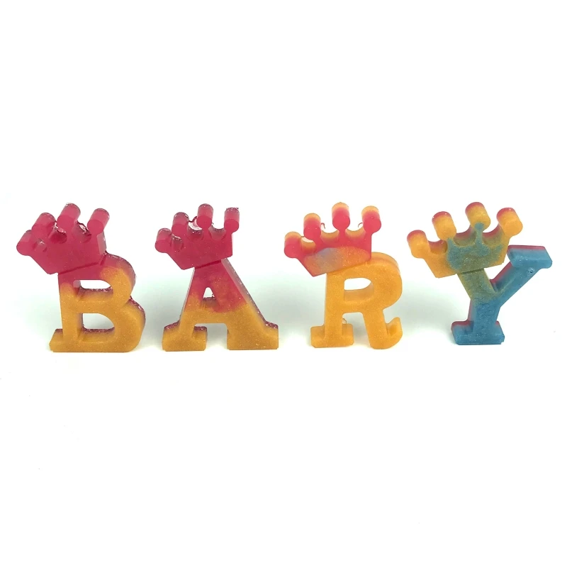 Letters Keychain UV Epoxy Resin Mold Digital Numbers Crystal Silicone Mould DIY Crafts Earrings Drop shipping