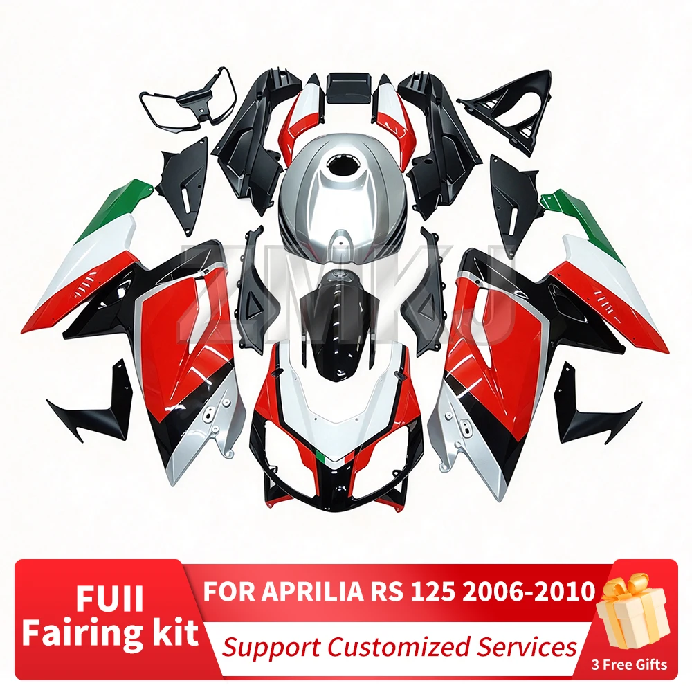 RS 125 Full Fairing Kit For Aprilia RS125 2006 2007 2008 2009 2010 Motorcycle Accessories ABS Plastic Custom Shell Bodywork Set