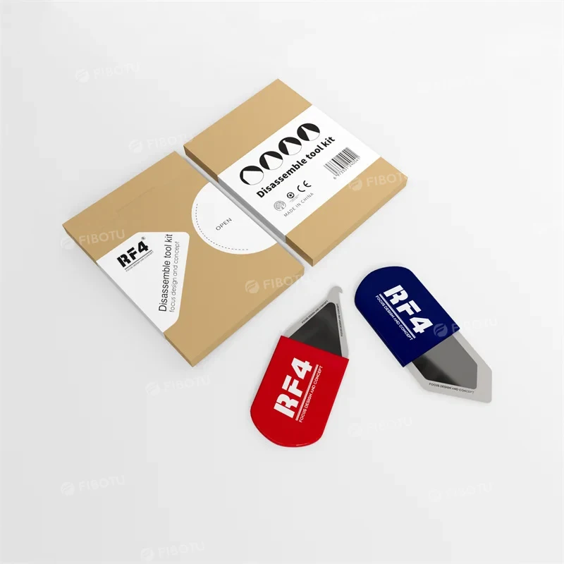 RF4 Multi-function Disassembly Blade Ultra-thin Steel Opening Pryer Teardown Piece Edge Screen Metal Pry Bar 4PCS/LOT RF-DA9