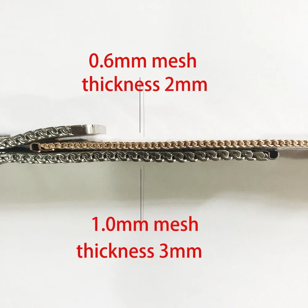 Metal Watch Band 1.0mm 0.6mm Milanese Mesh Bracelet for IWC Watch Accessories Strap 3mm Thick Steel Wristband 18/20/22/24mm