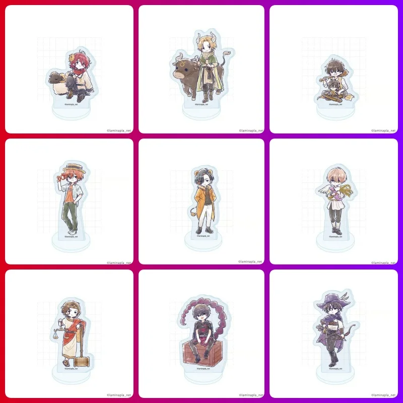 Stellar Calendar GAME 10CM An adorable acrylic Acrylic figure stand Cosplay Toy Birthday Gift Ornament keychain