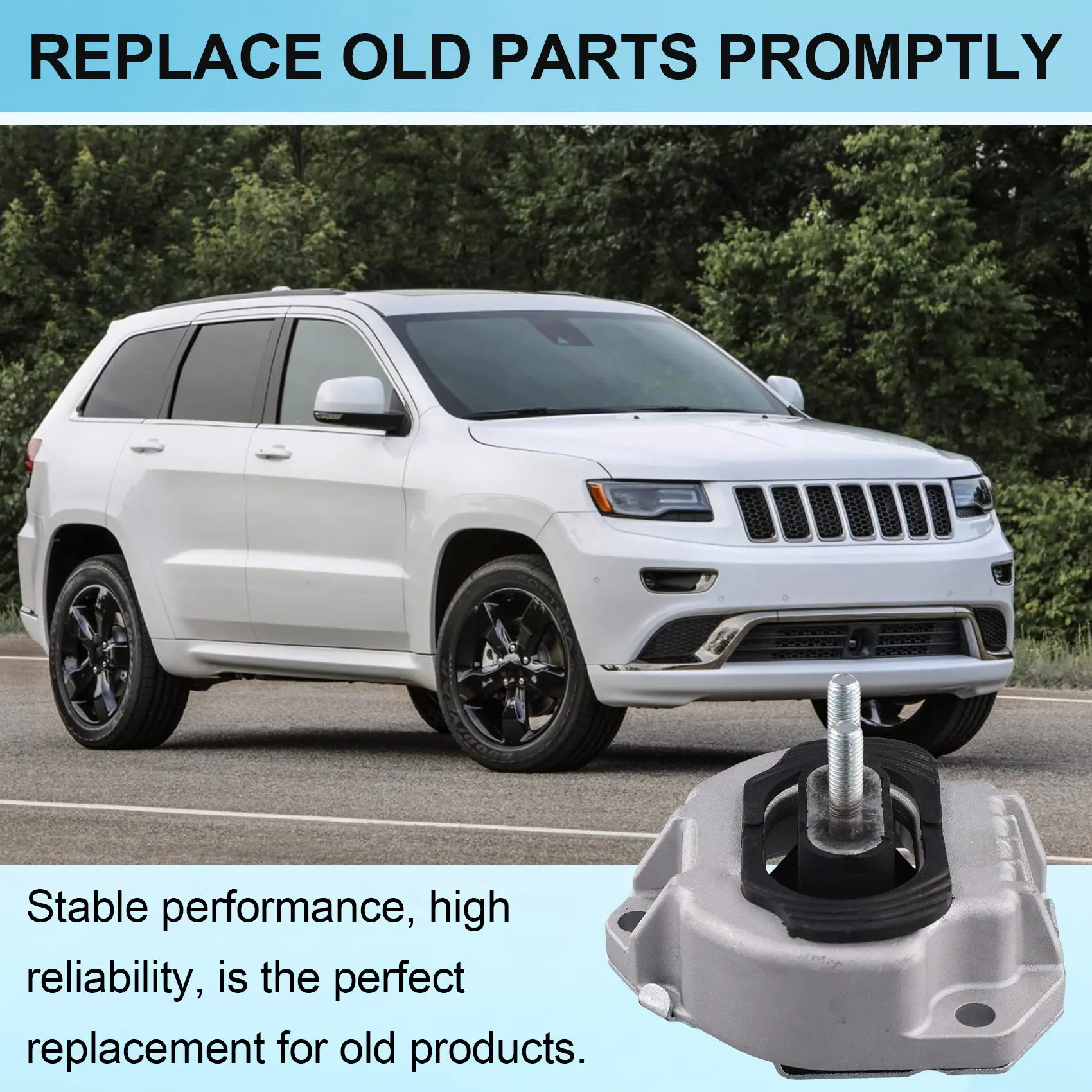 

AS57-For Jeep Grand Cherokee Compatible Transmission Mount Replacement Part 68103111AB New