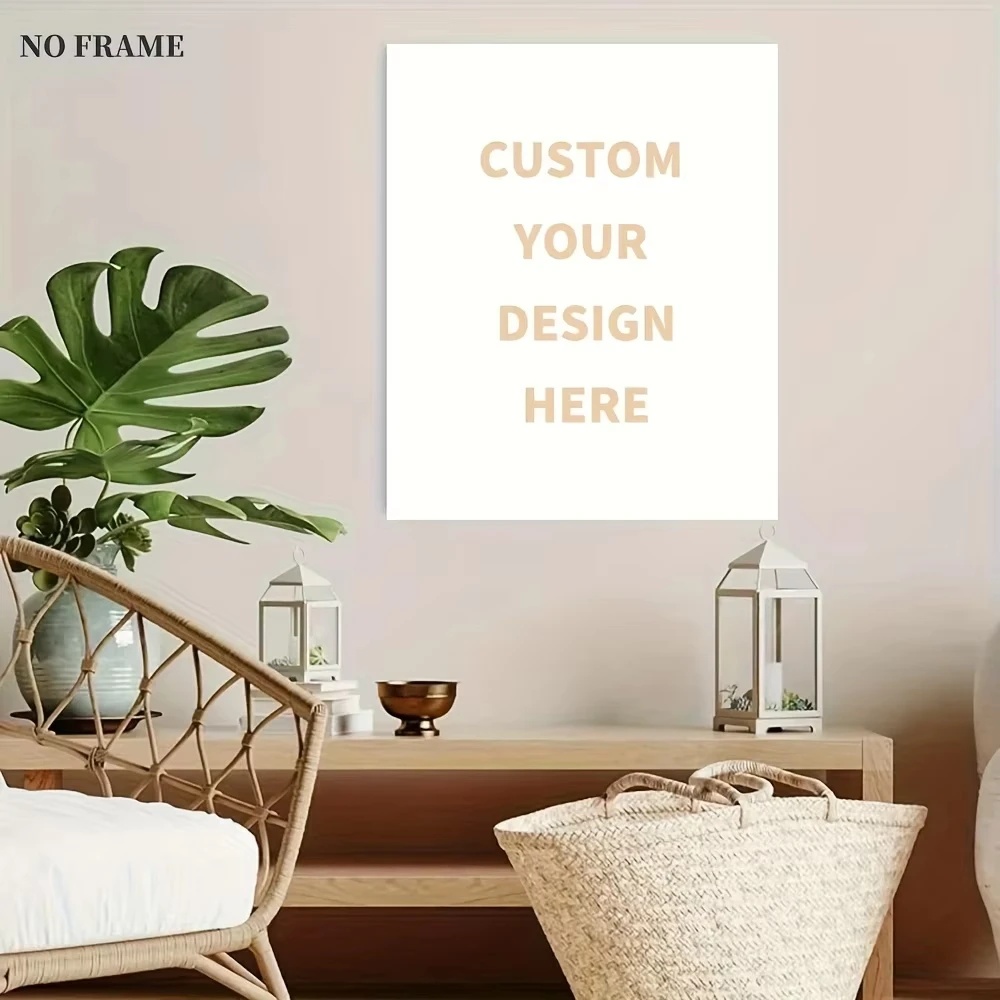 Custom Canvas Print with Your Photo - Personalized Frameless Canvas Printing - Perfect for Home Decor, and All-Season Gifts