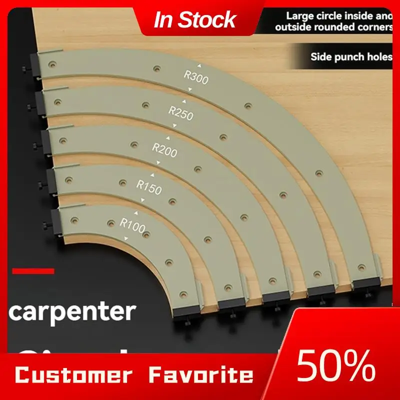 AT03 Top Radius Corner Jigs For Wood Working, Woodworking Round Corner Radius Templates,Radius Jig Corner Templates