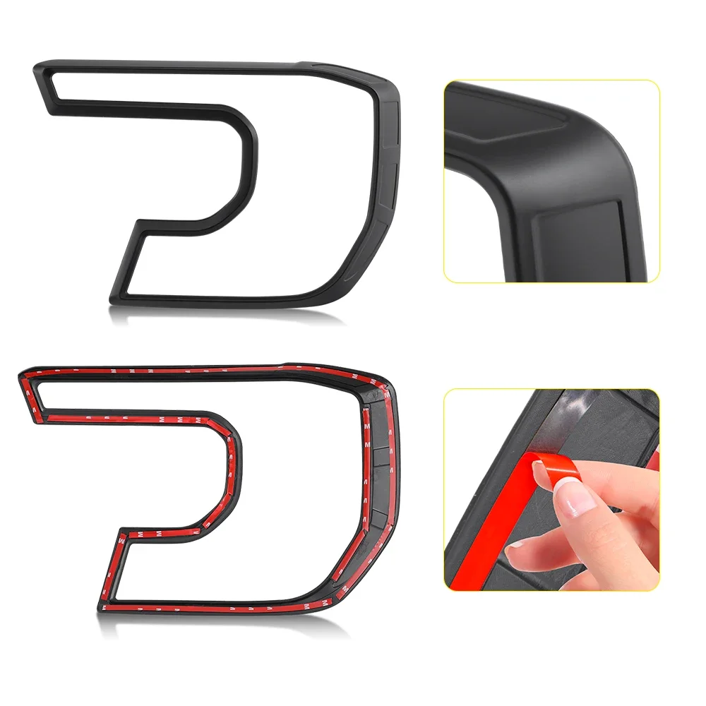 LED Headlamp Head Lights Cover Trim Guard For FORD RANGER 2022 2023 T9 Next Gen WILDTRAK SPORT XLT XL XLS Lamp Protective Cover