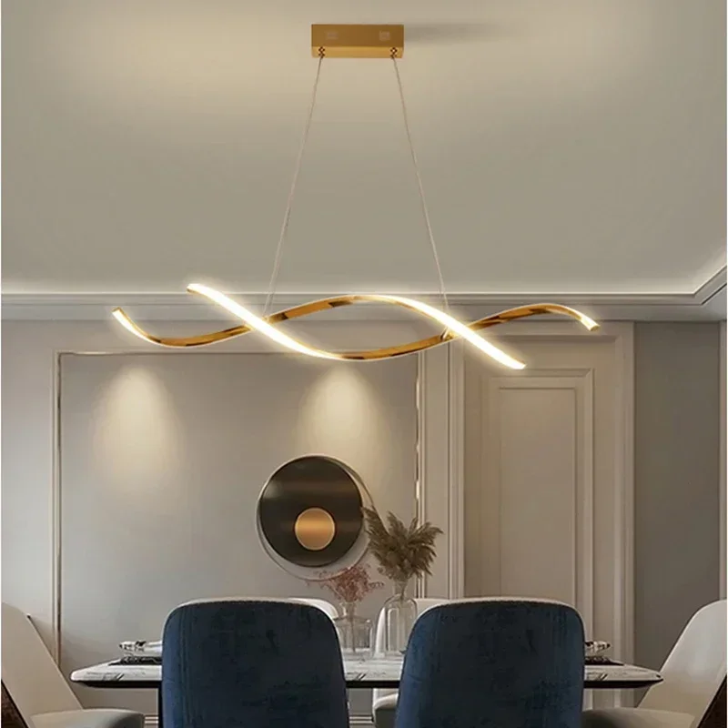 Plafonnier LED Suspendu au Design Moderne, Luminaire Décoratif d'Nik, Idéal pour un Salon, une Salle à Manger, un Hôtel, une Chambre à Coucher ou un Bar