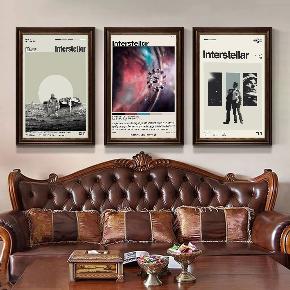 I-Interstellar الكلاسيكية الخيال العلمي فيلم نوعية جيدة يطبع والملصقات خمر غرفة بار مقهى ديكور ديكور المنزل #1