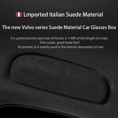 Car Trim For VOLVO XC60 S90 XC90 XC40 S60 V60 V90CC Glasses Holder Sunglasses Storage Box Case Replacement Parts Accessories