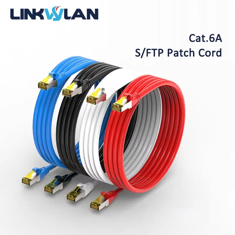 RJ45 C6AS SFTP Lan Cable Internet Shielded Patch Cord Multi-color, Multi-meter LSOH 1Gigabit 250MHz
