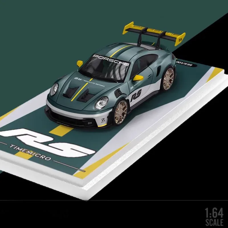 Pressofuso in scala 1:64 in lega 992 GT3 RS TM 644630   Souvenir della collezione di ornamenti di scene di modello di auto giocattolo di simulazione classica