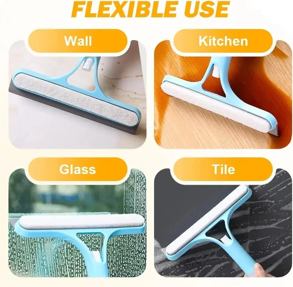 3‑In‑1 Multifunctional Window Cleaner, All‑in‑One Spray‑Scrub‑Squeegee Glass Wiper, Practical Household Cleaning Tool for Mirror, Shower Screen and Car Windows image 4