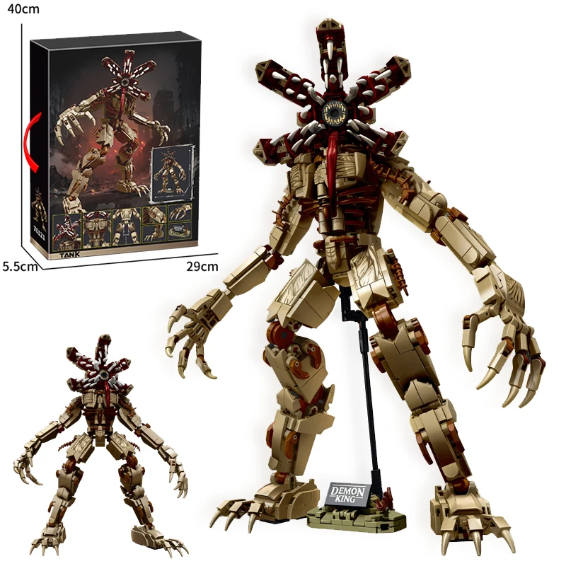 

MOC Carnivorous Plant Monster Demogorgon Building Blocks TV Strangered Series Figure Assembly Bricks Toy for Kids Brithday Gifts