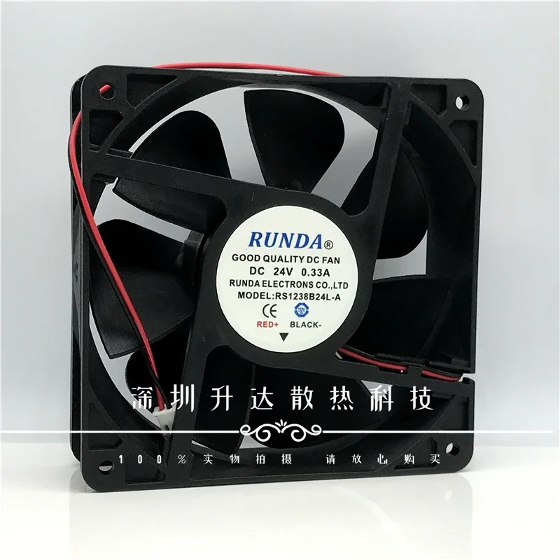 Runda 오리지널 12038 용접기, RD12038S24H, 24V, 0.36A, 12cm, 냉각 선풍기, 120mm