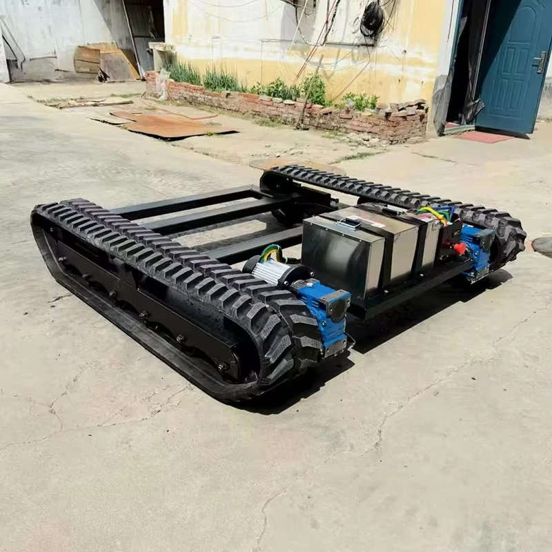 الهيكل السفلي للمسار الفولاذي المطاطي الجديد للحفارات وحفارات الحفر والكسارات #6