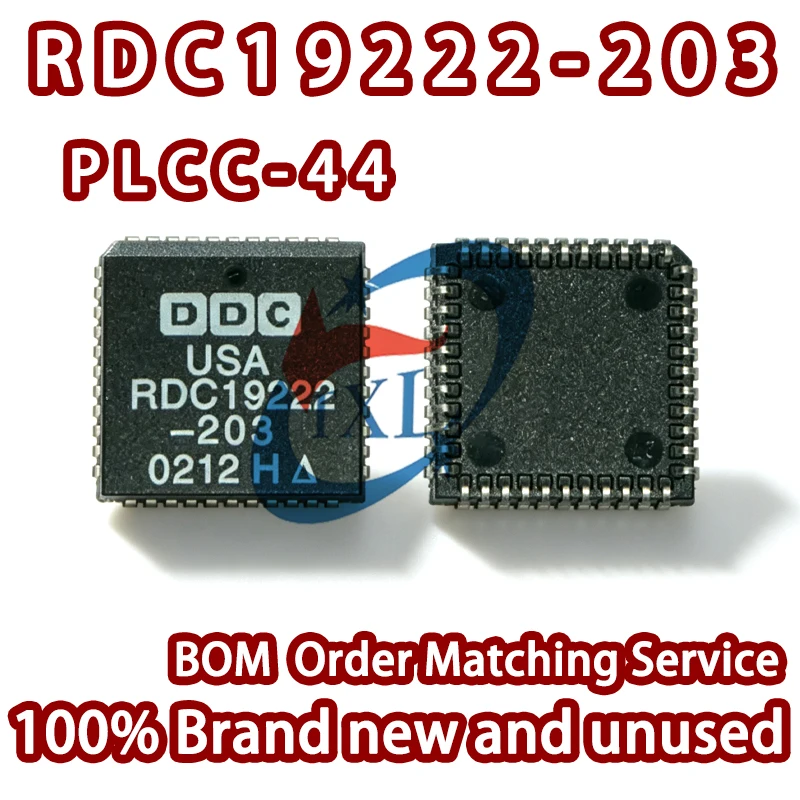 100% Brand New DDC RDC19222-203 RDC-19222-203 PLCC44 Resolver Digital Converter Chip IC