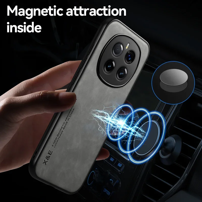 Case For Honor Magic 7 6 Pro 200 100 Lite Pro X9A X9B X8A X8B X6B X8 Cover Protective Car Magnetic Holder Coque Funda Capa