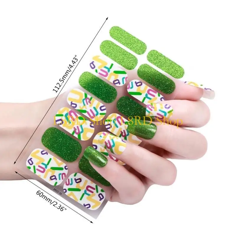 L8rd Selbstkleber Nagellack Streifennagelaufkleber für UV -Lampe SETT