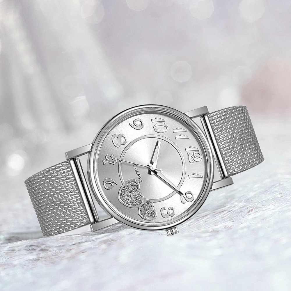 6Pcs Women's Fashion Watch, Stylish And Versatile, Classic Round Dial, Ideal Gift For All Kinds Of Festivals
