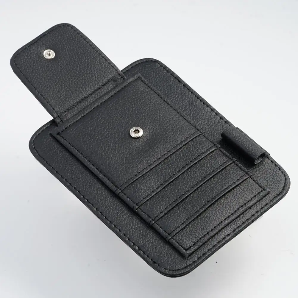 Visor Storage Multi-Pocket Car Sun Visor Document Storage Multi-functional Pen Card Glasses Clip Holder Organizer Interior Acces